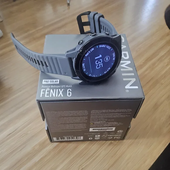 Garmin Fenix 6 Pro Solar Black Smartwatch - Picture 6 of 6